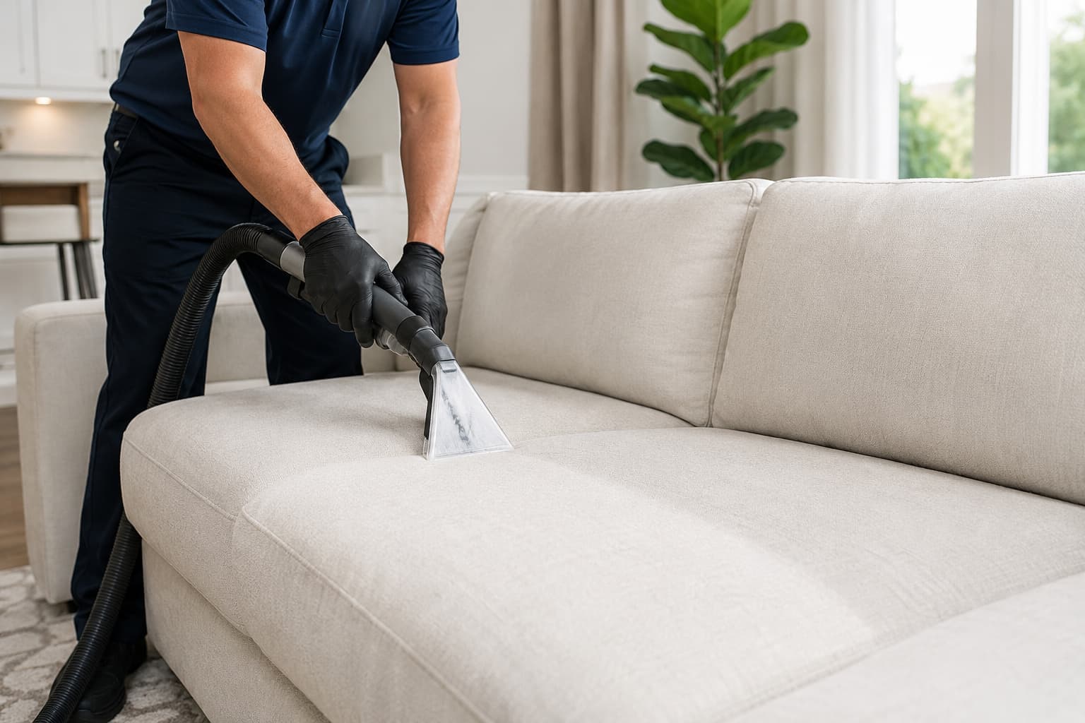 Professional couch and sofa cleaning